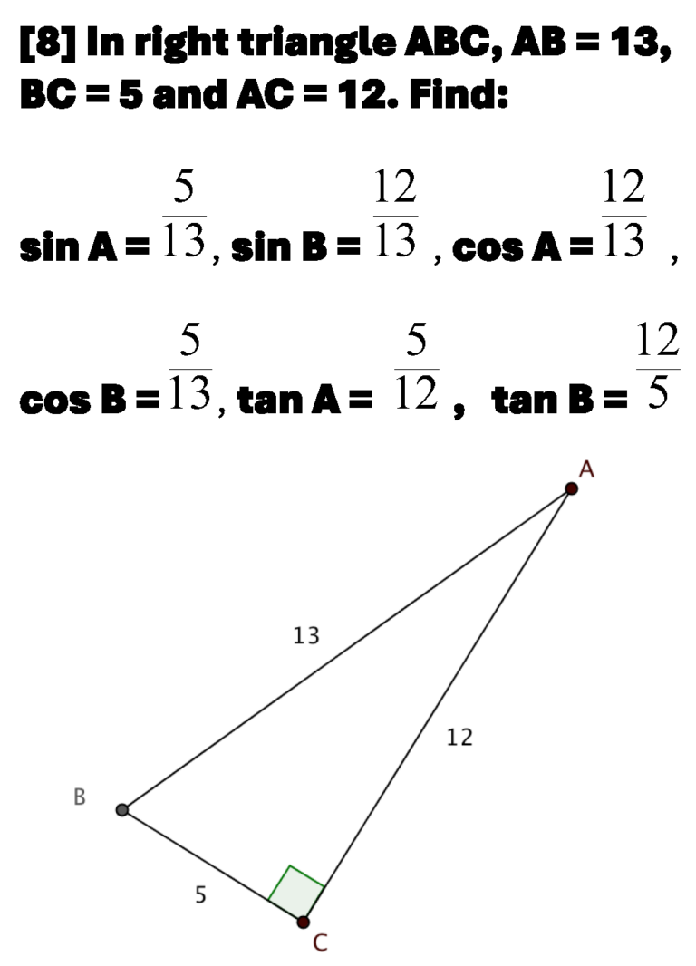 GEOMETRY SUCCESS SOLUTION TO QUESTION 8